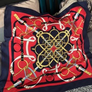 Hermes silk scarf